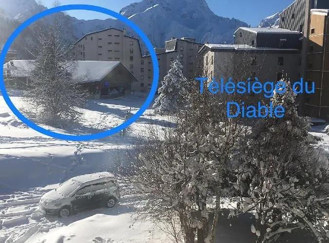 Daire Station Les Deux Alpes, Le Refuge Du Diable, Front De Neige, 4/6 Personnes